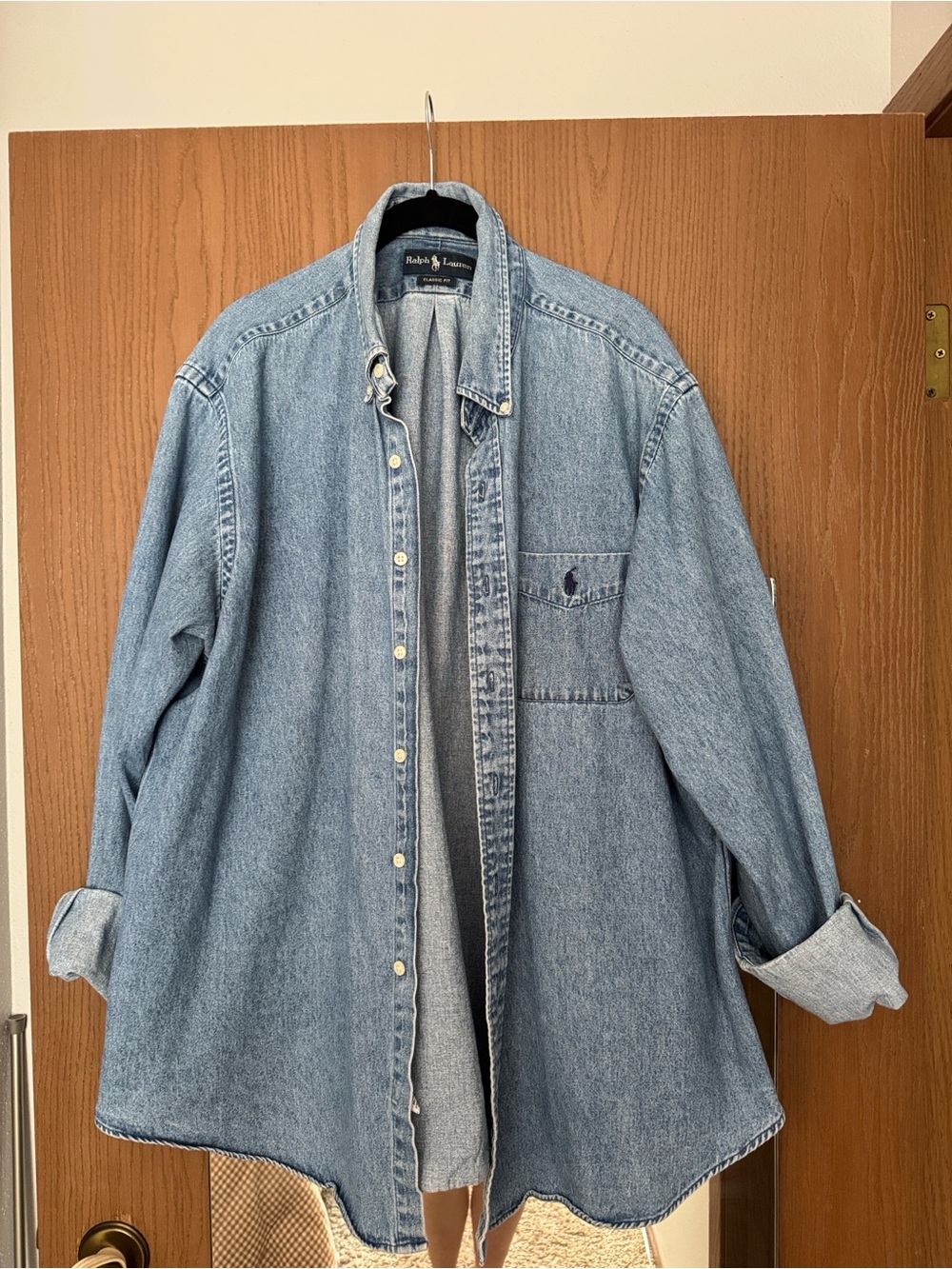 Ralph Lauren Light Blue Denim Shirt Jacket